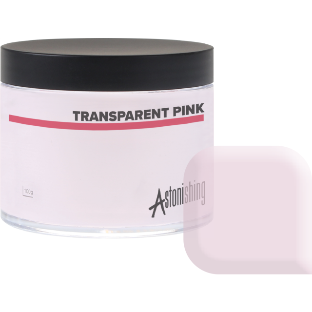 Astonishing Nails Acryl Poeder Transparent Pink