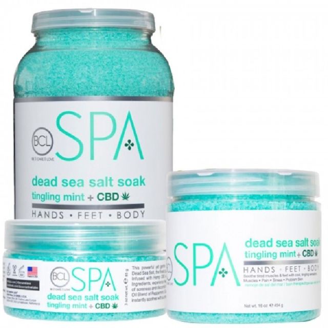 BCL SPA Dead Sea Salt Soak CBD