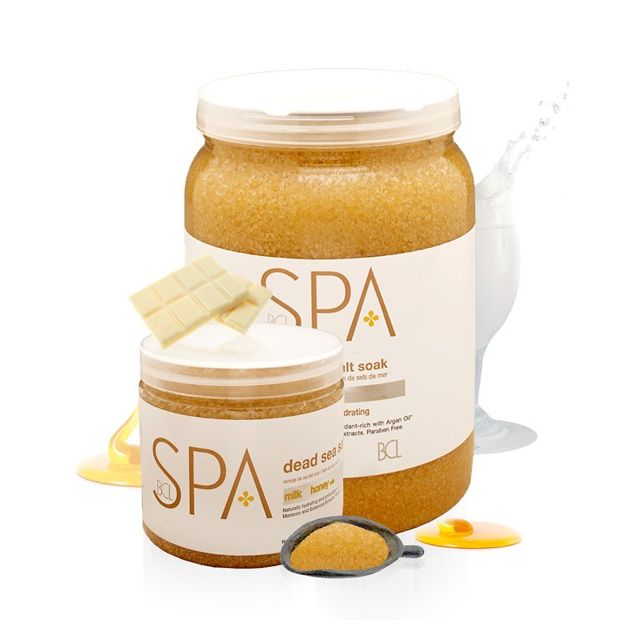 BCL SPA Dead Sea Salt Soak Milk + Honey w/ White Chocolate