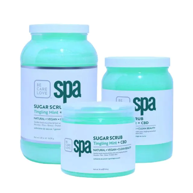 BCL SPA Tingling Mint + CBD Sugar Scrub