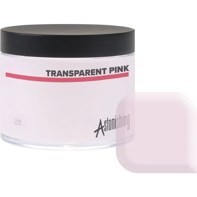 Astonishing Nails Acryl Poeder Transparent Pink