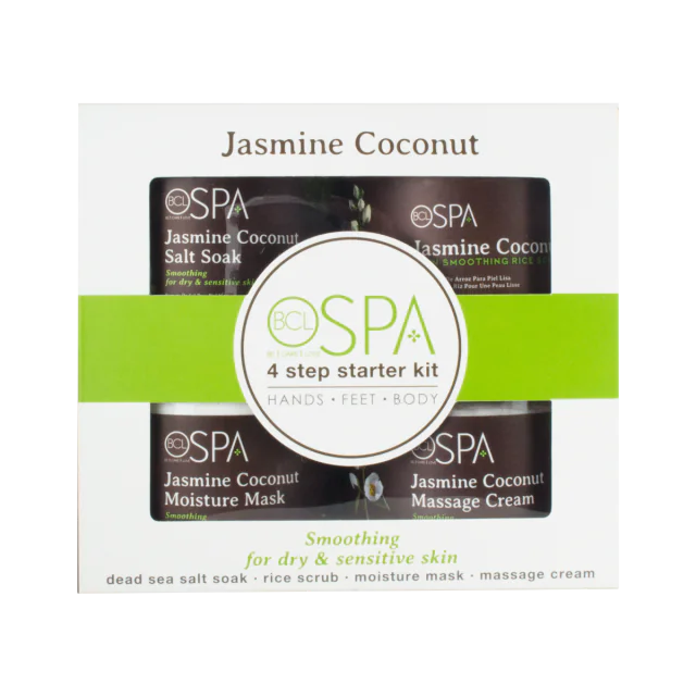 BCL SPA Jasmine Coconut Skin Smoothing 4 Step Starter Kit